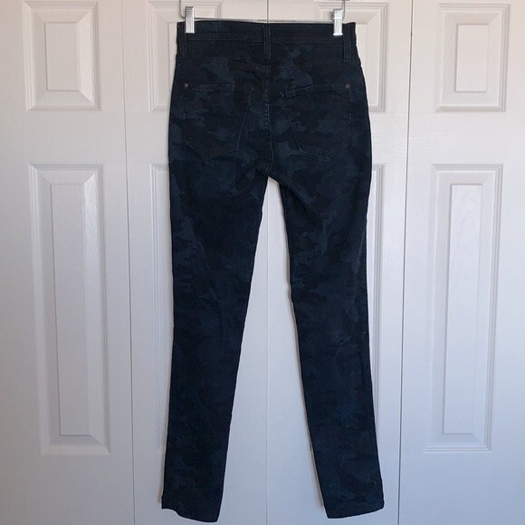 James Jeans Blue Camo High Class Skinny Jeans Sz 28 - Picture 5 of 9